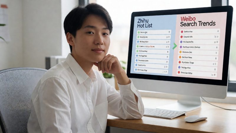 知乎热榜与微博热搜的横向对比 配图